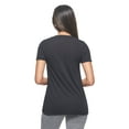 thumbnail image 3 of Expert Brand USA-Made Women's Siro Casual V-Neck T-Shirt, Black, Medium, 3 of 8