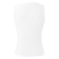 thumbnail image 4 of Hauaitttt Womens High Neck Tank Top 2025 Summer Casual Ribbed Knit Slim Fitted Basic Textured Sleeveless Shirts Base Fitted T Shirt Loose Top Women Long Compression Shirt 1xl Tops for Women Camisole, 4 of 6