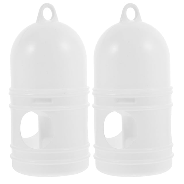BRIGHTFUFU 2Ud Bebedero Para Y Codornices Plástico Con Estable Y Fácil De Limpiar