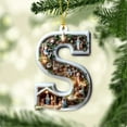 thumbnail image 4 of PRETXORVE Home Decor, Room Decor, 26 Alphabet Christmas Tree Decoration Pendants - Personalized Diy Christmas Decorations - Christmas Tree Hanging Decoration Features, 4 of 7