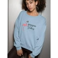 thumbnail image 2 of Weekend Vibes Flamingo Sweatshirt Women -Image by Shutterstock, Female x-Large, 2 of 4