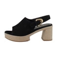 thumbnail image 2 of Aerosoles Zella Women's Heels Black Suede Size 9.5 M, 2 of 8