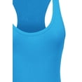 thumbnail image 3 of ClothingAve. Women's Ribbed Jersey Knit Racerback Tank Top Moisture-Wicking Fabric Basic Staple Top(Plus) Female Plus Size Tank, 3 of 7