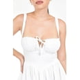 thumbnail image 4 of Vestido corto tipo corset Roman Fashion /Juvenil, 5882 (Blanco) blanco G, 4 of 5