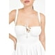 thumbnail image 4 of Vestido corto tipo corset Roman Fashion /Juvenil, 5882 (Blanco) blanco G, 4 of 5