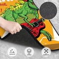 thumbnail image 3 of Fotbe Cool Dinosaur Playing Guitar Juego de 4 Tapetes para Auto con Estampado – Alfombrillas de Goma Reforzada, Diseño Antideslizante, Protección para Todo el Año – Vehículos, Autos, Camionetas y SUVs, 3 of 7