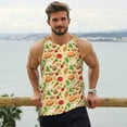 thumbnail image 6 of Pofeuu Herb Of Burger Print Men's Workout Tank Tops Sleeveless Muscle Gym Shirt Quick Dry-Medium, 6 of 7