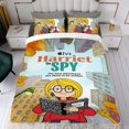 thumbnail image 4 of Harriet la Espía Conjunto de sábanas temático, trío de piezas, cómodo y amigable con la piel, diseño único, regalo de decoración para el hogar para familiares, amigos y fans,135cm *200cm, 4 of 6