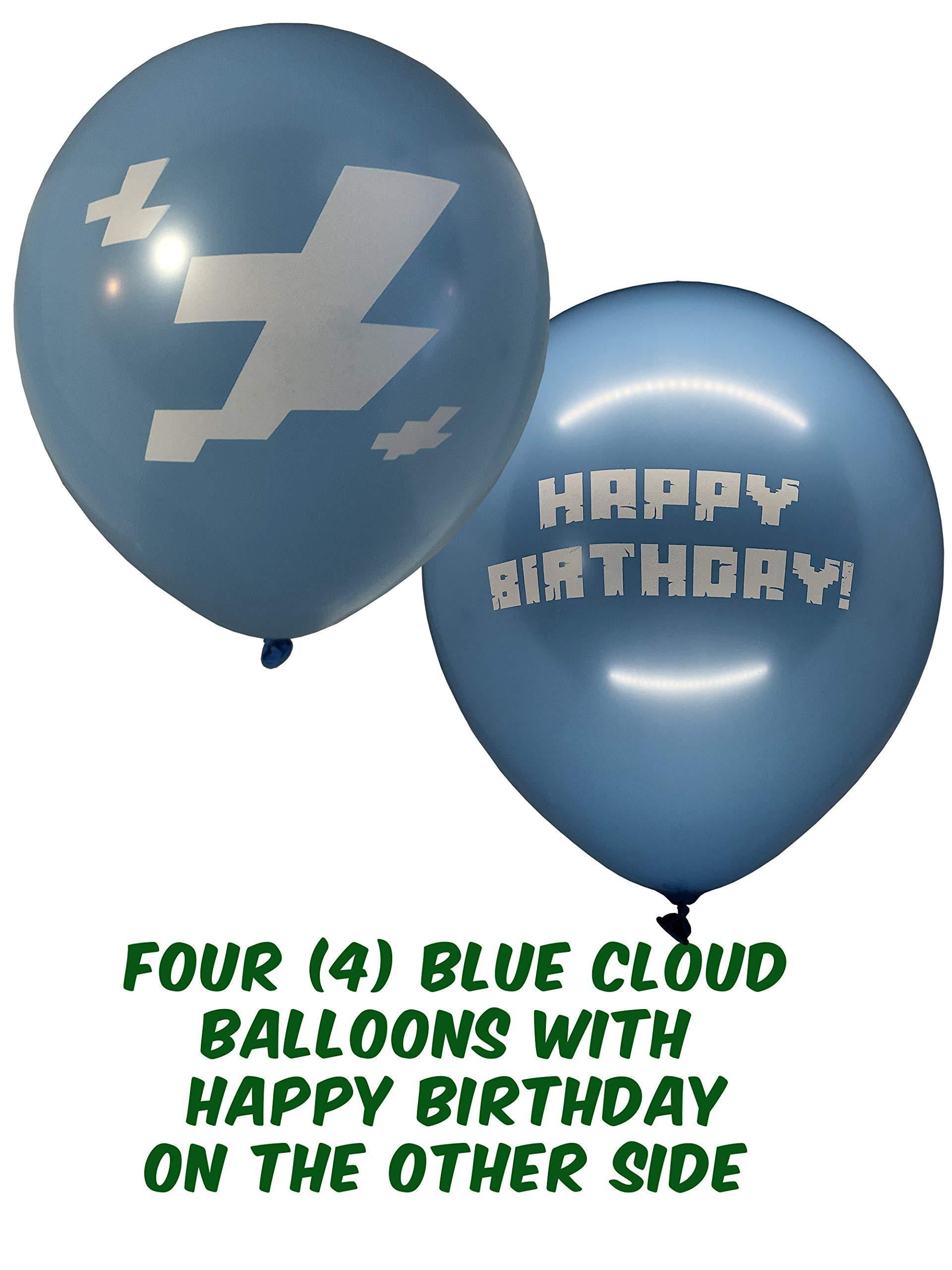 Green Pixel Miner 40-Inch Number '6' Foil Balloon - Large Number Balloon For Kids Birthday Party Decor