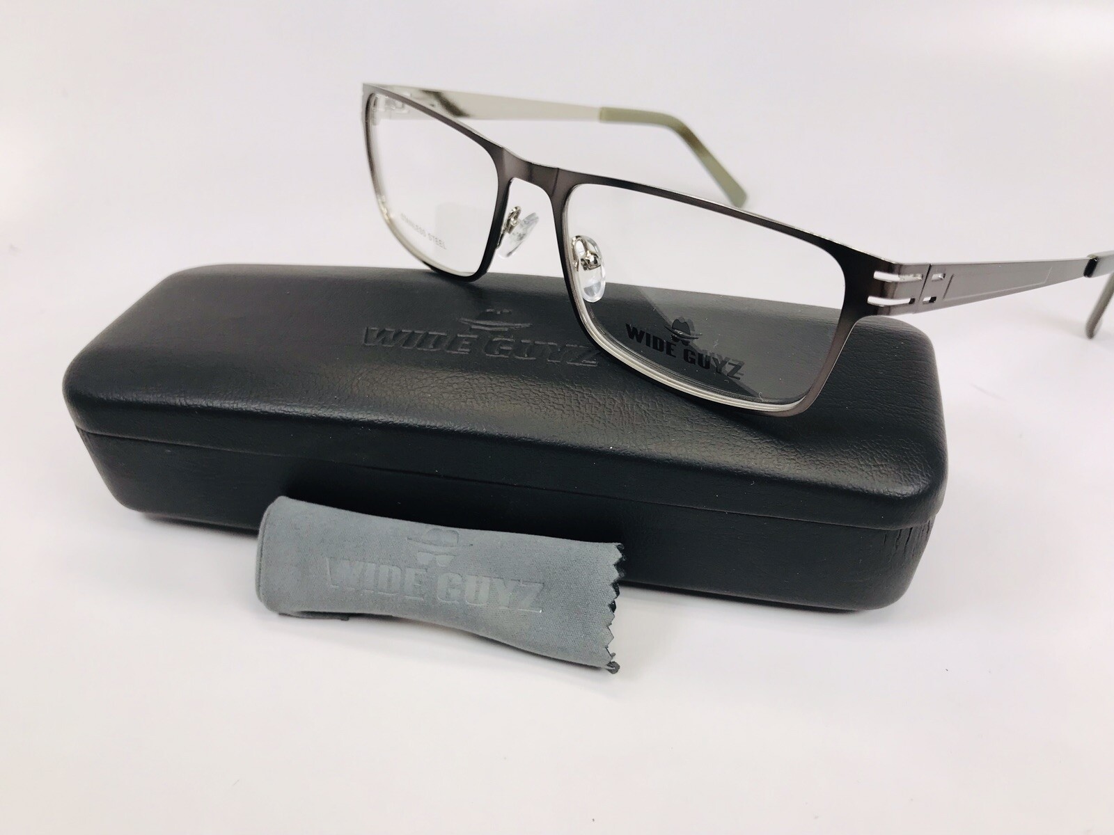 New Wide Guyz Gunmetal & Black ANTHONY Eyeglasses 58mm for  display picture 1