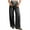 Black, variant on Womens High Waisted Mom Denim Pants with Pockets Baggy Boyfriend Drawstring Wide Leg Jeans