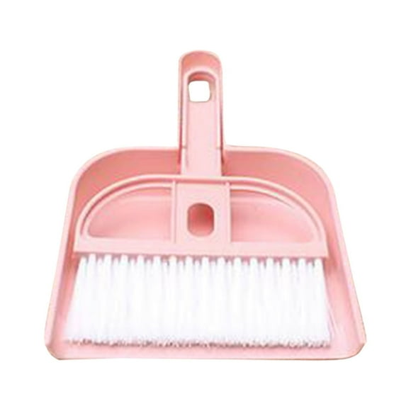 Staron Dust Pan and Brush Set, Small Broom and Dustpan Set for Cleaning, Small Dustpan and Brush Set for Office Desks Drawers Sofa