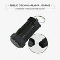 thumbnail image 3 of Medicine Box 2Pcs Metal Medicine Pill Capsule Case Box Container Waterproof Outdoor Keychain, 3 of 6