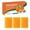 Orange, variant on Kokovifyves 3Pack Natural Persimmon Deodorizing Soap Bar Daily Body Cleansing Removes Dirt Oil Leaves Skin Soft No Tightness