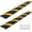 72inch without caps, variant on 3 FT Rubber Speed Bump Set - 2 Pack Traffic Calming Ramp with Cable Channel - 25000 lbs Capacity for Driveways and Parking Areas