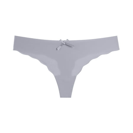 

TOWED22 Seamless Underwear For Women Women s Underwear Cotton Tummy Control High Waisted No Muffin Top Panties Soft Full Coverage Briefs(Grey)