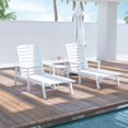 thumbnail image 2 of WILLIAMSPACE Pool Lounge Chair, Patio Chaise Lounge Set with 6 Adjustable Angles, HDPE Outdoor Reclining Chair Beach Recliners, Weather Resistant, Easy Assembly, Bright Blue, 2 of 5