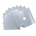 thumbnail image 3 of 5pcs Practical Stove Burner Covers Durable Gas Range Protector Reusable Hob Stovetop Liners Clean Mat Pad (Silver, 27x27, 3 of 8