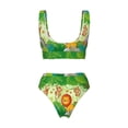 thumbnail image 5 of Daiia African Animals in the Jungle Women's Bikini Set Two Piece Swimsuit High Waisted Bikini Adjustable Straps Bikini Perfect for Beach, Pool, and Summer Vacation-XX-Large, 5 of 9