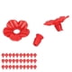 thumbnail image 3 of Comedero para colibríes con flores, 30 juegos, comedero para colibríes, piezas para comedero para colibríes, comedero para colibríes de repuesto, flores, diseño elevado, 3 of 12