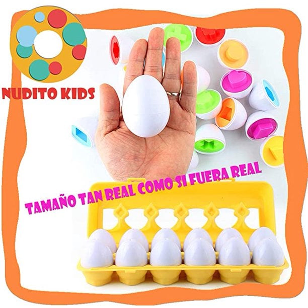 Brinquedos bebês Montessori Brinquedos Ovo 3D Puzzle Jogo Aprendizagem  Brinquedos Jogos Inteligentes De Matemática Ovos Sorter Combinando  Parafusos Kids Presente