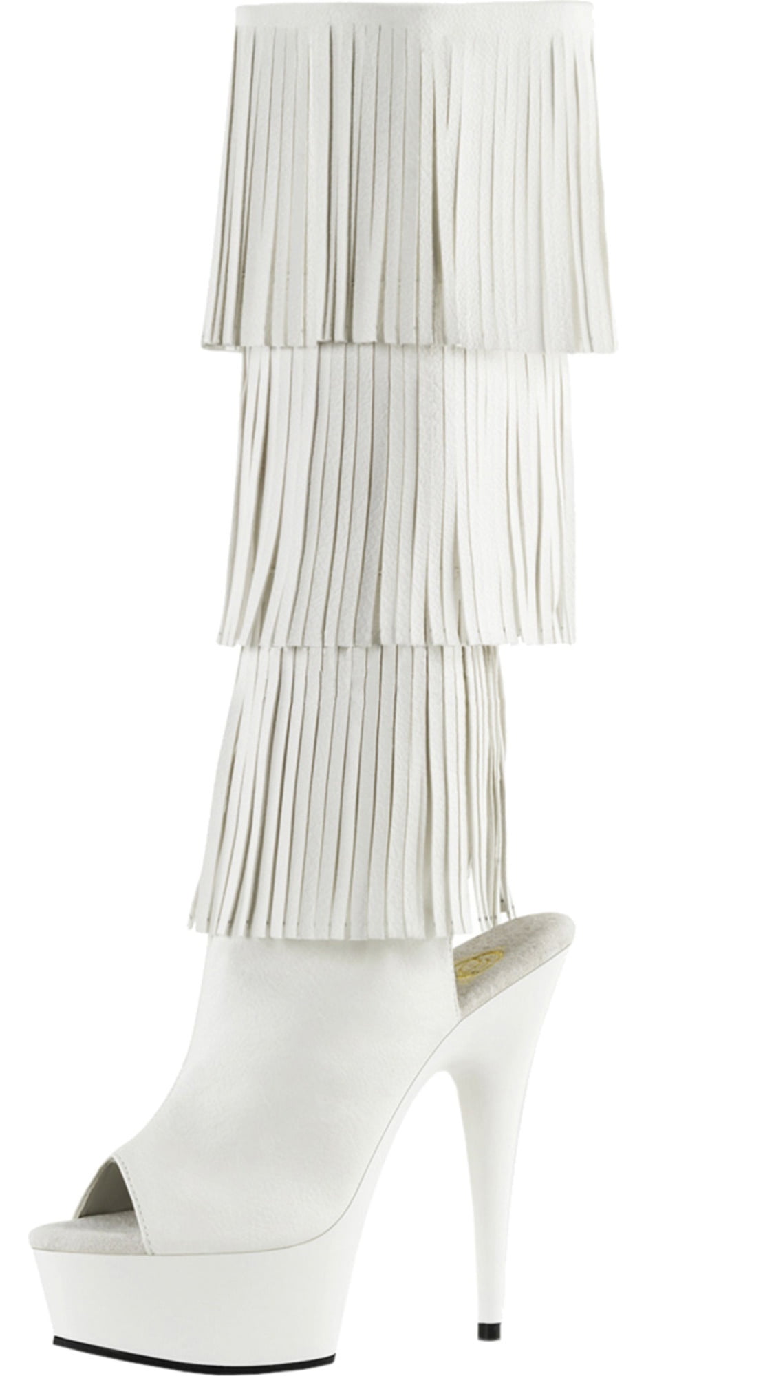 ladies white peep toe shoes