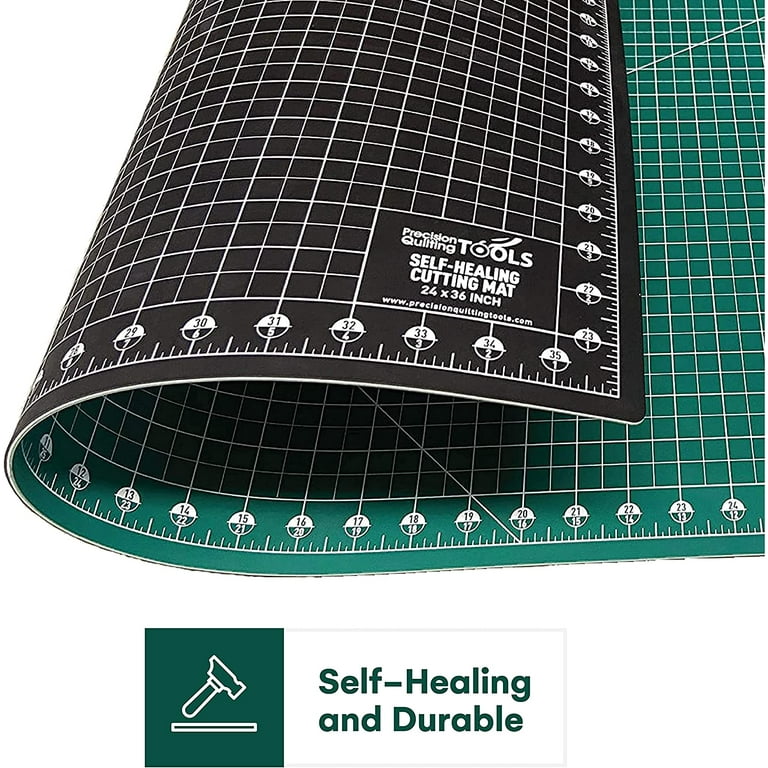 Precision Quilting Tools Professional Self-Healing Double Sided Rotary Cutting Mat 18 x 24