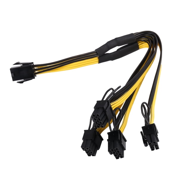 Cáp Nguồn ATX 6 Pin Ra 2 Molex 4 Pin PCI Express Video Card PSU Power Cable