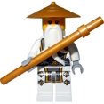 thumbnail image 3 of LEGO Ninjago: Master Sensei Wu Ninja Dragon Minifigure with Battle Staff LEGO -, 3 of 3