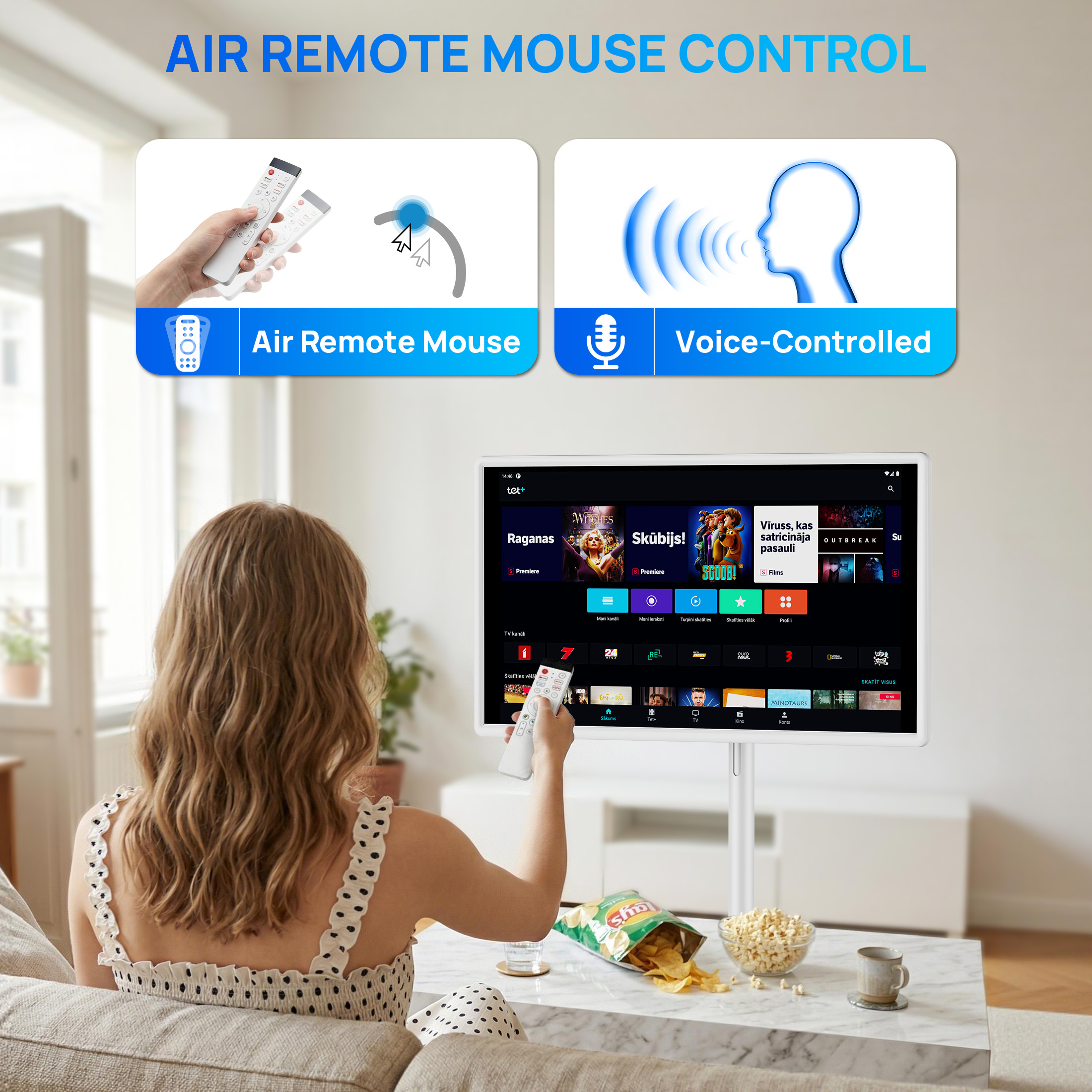 Siaviala 32" Portable Smart TV with Touch Screen photo 5