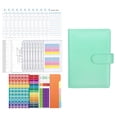 thumbnail image 3 of Carpeta de presupuesto A6, elegante y resistente, ideal para tarjetas de regalo, color verde, 3 of 6