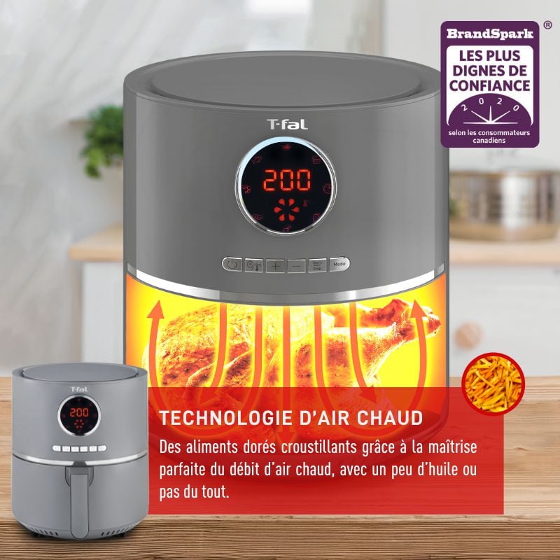 Friteuse à air T-fal Ultra Fry 4.2L Digital EY111B50