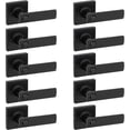 thumbnail image 1 of Breton Matte Passage Door Handle Modern Dcor Door Hardware Reversible Hall/Closet Door Handle Microban Embedded Finish, 1 of 10