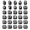 Black, variant on 30Pcs Numbered Pencil Toppers 1-30,Reusable Number Markers for Teacher Supply Station Organization for Teachers,Office Supply Tracking,Desk Organization,Supply Stations
