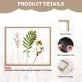 thumbnail image 2 of 2-Pack Wooden Pressed Flower Frame, 10 x 12 Inch Double Acrylic Floating Picture Frame for Dried Flowers/Tabletop/DIY/Handicrafts [Wood Color], 2 of 7
