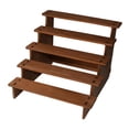 thumbnail image 2 of Yinanstore Wood Display Riser Collectibles Display Stand Desktop Decoration Jewelry Organizer Rack Showcase Fixtures for Figures Bedroom 5 Layer 30cm, 2 of 8
