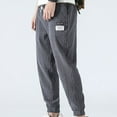 thumbnail image 2 of Dagegui Men's Sweatpants Tapered Jogger Athletic Pants Cinch Bottom Elastic Waist Sweatpant Fashion Outdoor Running Sport Trousers with Pockets Today Clearance Gray 3XL, 2 of 4