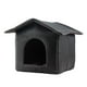 thumbnail image 1 of Billuyoard Casa para gatos Agradable para la piel e hipoalergénica A prueba de rasguños y resistente a desgarros para la comodidad del gato Suministros para perros negro Largo: 45*43*40cm, 1 of 6