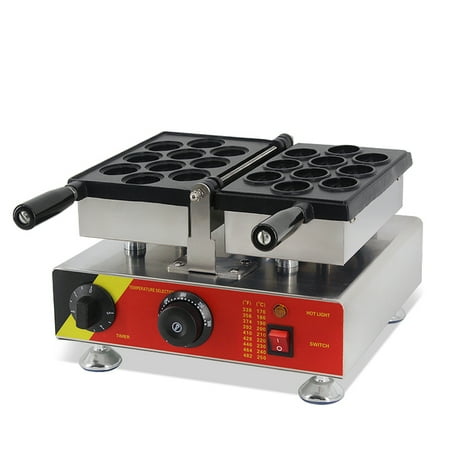 Sweet Home Electric INTBUYING Nonstick Electric Walnut Waffle Sweet Cake Machine Walnut Crisp Maker Waffle Maker 110V 10pcs/plate #022269 ()