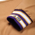 thumbnail image 5 of AACA Prairie View A&M University PVAMU Panthers Mens Heavyweight Fleece Crewneck Sweatshirt 16oz Retro 90s Varsity Style, Butterrum, 5 of 7