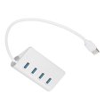 thumbnail image 4 of USB Port Expander, Aluminium Alloy 4 Port USB 3.0 Hub 5Gbps Slim Design  For IOS Laptop Air For IOS Laptop Pro For, 4 of 8
