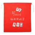 thumbnail image 1 of SHISUYAN Sac de Rangement Portable Sac de Rangement pour Mah-Jong Sac à Bijoux à Cordon Sac-Cadeau à Cordon Support pour Mah-Jong, 1 of 8