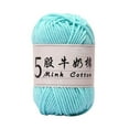 thumbnail image 6 of Djunllk Soft Cotton Yarn for Crocheting, 1.6oz/46g Premium Crochet Yarn & Knitting Yarn for DIY Crafts, Clothes, Handmade Toys, Home Decor Kids Toys, Machine Wash Bulk Yarn Gifts for Women, 6 of 6