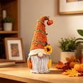 thumbnail image 4 of Chmadoxn 13.8" Fall Gnomes Plush Decor, Pumpkin Sunflower Faceless Doll, Autumn Harvest Thanksgiving Gnome Tabletop Figurine for Home Fireplace Mantel Tiered Tray Decoration, 4 of 9