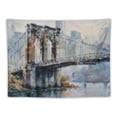 thumbnail image 5 of Awpe Abstract Skyline City Decorations for Dorm Tapestry Painting, 5 of 6