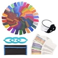 thumbnail image 1 of Andoer 30 pcs/set Universal Flash Filter Flash Gels Color Correction Filters for Camera Speedlite Flash Light with Carrying Bag Light Diffuser and -Band, 1 of 7