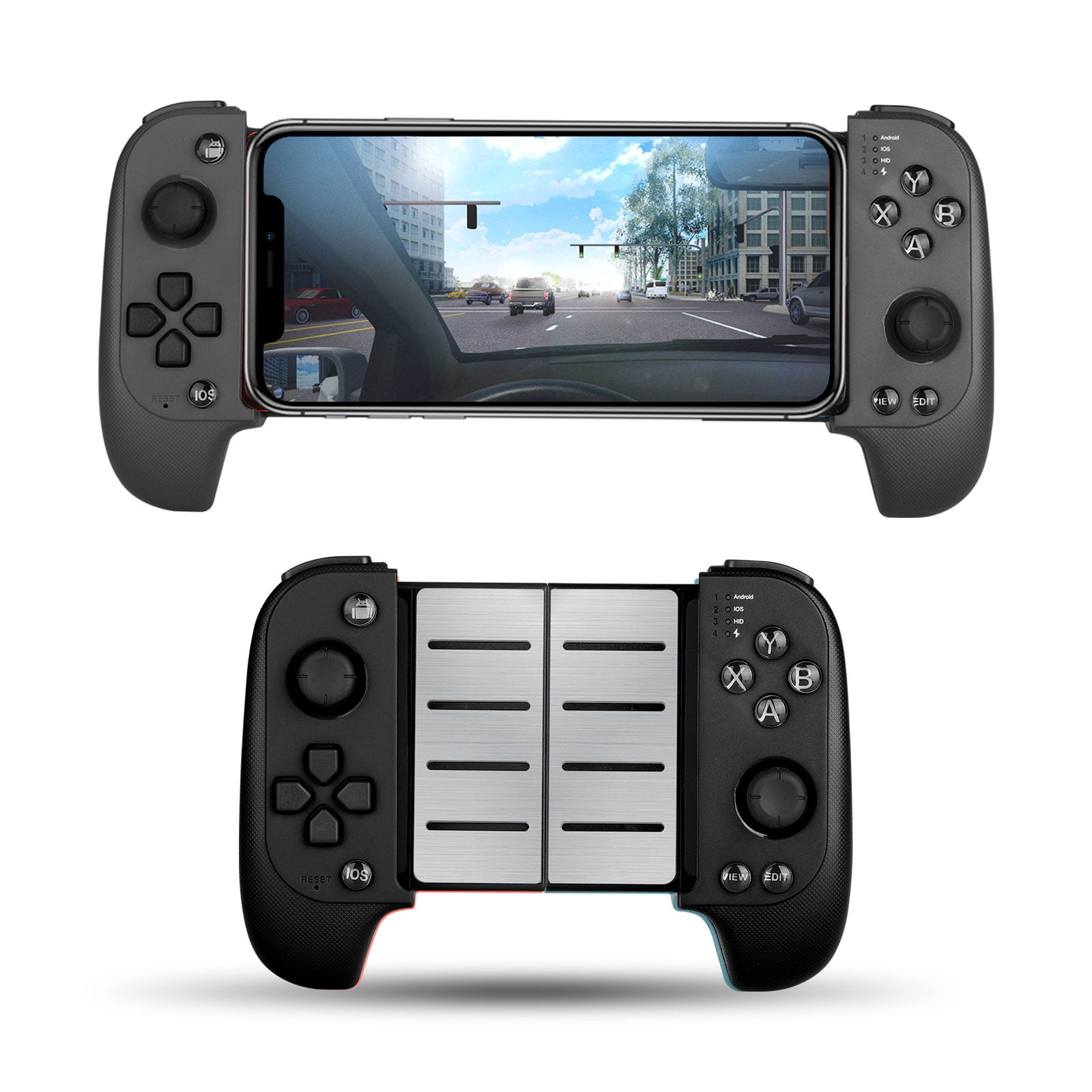 Acquiesce Intuïtie audit Mobile Game Controller, EEEkit Wireless Gamepad Bluetooth Gaming Joystick,  Wireless Remote Controller Gamepad Compatible with iPhone iOS/Android  Phone, Perfect for the Most Games - Walmart.com