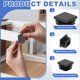 thumbnail image 3 of Uxcell 20Pcs Tapones de plástico cuadrados, 1x1"(25x25mm) se ajusta a 0.03-0.08''(0.8-2mm) grosor de pared, 3 of 6