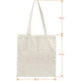 thumbnail image 4 of Naler 2 Pack Natural Cotton Canvas Tote Bags with 28" Long Handles for Female Painting DIY Shopping,15"x16", 4 of 9
