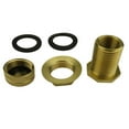 thumbnail image 6 of RANME Brass Male Garden Hose Bulkhead Fitting 1/2'' Female 3/4'' Ght Male Water Tank Connector Hex Head End Pipe Cap Kit, 6 of 8
